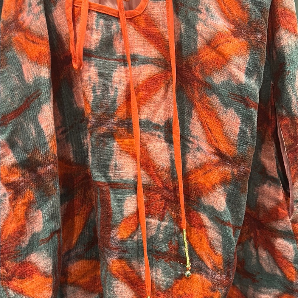 Free People Red and Pink Spaghetti Strap Mini Dress - Picture 4 of 4